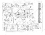 link-belt-5800-hydraulic-excavator-service-manual-837-system-diagram-41.webp Link-Belt 5800 Quantum hydraulic system schematic diagram with component legend and flow paths for excavator functions.