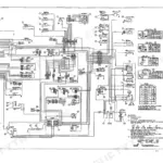 Link-Belt LS-2650 C Series II electric circuit wiring diagram with component index and color code table.