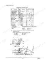 link-belt-ls-2800-hydraulic-excavator-operator-manual-wdl2802-5e-maintenance-66.webp Link-Belt LS-2800 lubrication chart with maintenance intervals, fluid specifications, and component location diagram.