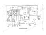 link-belt-ls-4300-hydraulic-excavator-shop-manual-wel4305-0e-hydraulic-14.webp Link-Belt LS-4300 pilot line hydraulic circuit diagram showing control valves, gear pump, accumulator, and solenoid valves.