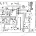 Link-Belt LS-4300 electric circuit wiring diagram with component list, switch connection tables, and wire color codes.