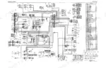 link-belt-ls-4300-hydraulic-excavator-shop-manual-wel4305-0e-wiring-15.webp Link-Belt LS-4300 electric circuit wiring diagram with component list, switch connection tables, and wire color codes.