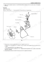 manitou-cd-15-p-variants-lift-truck-repair-manual-547954-en-procedures-77.webp Manitou CD 15 P-35 P, CG 15 P-35 P exploded view diagram of water pump, cooling fan, thermostat, and fan belt assembly.