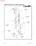 manitou-k5601-k5602-k5603-forklift-mast-parts-catalog-r397-chassis-parts-6.webp Manitou K5601, K5602, K5603 exploded view of chain system for serial numbers 560875 and below showing rail and carriage components.