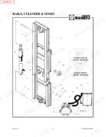 manitou-k5601-k5602-k5603-forklift-mast-parts-catalog-r397-hydraulic-parts-4.webp Manitou K5601, K5602, K5603 exploded view of mast rails, lift cylinder, hydraulic hoses, and chain anchor styles.