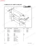 manitou-k5601-k5602-k5603-forklift-mast-parts-catalog-r397-page-12.webp Manitou K5601, K5602, K5603 exploded view diagram and parts list for carriage assembly S/N 560875 and below.