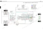 manitou-mc-18-2-variants-lift-truck-repair-manual-647659en-hydraulic-68-1.webp Manitou MC 18-2 to MSI 35 hydraulic system diagram for forward operation fluid direction.