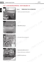 manitou-mc-18-2-variants-lift-truck-repair-manual-647659en-procedures-34-1.webp Manitou MC 18-2 to MSI 35 service manual: step-by-step procedure for removing the engine alternator with component photos.