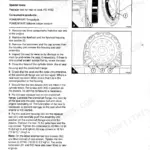 Manitou MC 30, M26-2, M26-4, M30-2, M30-4, M40-4, M50-4 rear oil seal removal and installation procedure for crankshaft assembly.