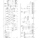 Manitou MLT 526 electric wiring diagram showing relays, fuses, and switches.