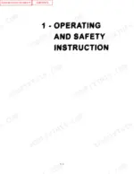 manitou-tmt315-tmt315-fl-rough-terrain-forklift-truck-operator-manual-547633s-page-23.webp Manitou TMT315 (standard and /FL) operator manual section 1, Operating and Safety Instruction title page.