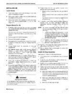 manitowoc-2250-crawler-crane-operator-manual-015-06-procedures-71.webp Manitowoc 2250, #133, 133A operator manual page detailing luffing jib installation, boom preparation, and jib stop assembly procedures.