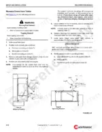 Manitowoc 999 procedure for removing crane from trailer, including cab rotation and carbody jack operation steps.