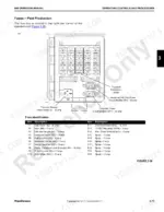 Manitowoc 999 past production fuse box diagram, relay, circuit breaker locations, and fuse identification table.