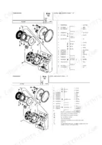 massey-ferguson-60-6860-tractor-parts-catalog-drivetrain-parts-122.webp Landini 6860 exploded view of 11-inch dual clutch O.M.G. system with numbered parts list and component references.
