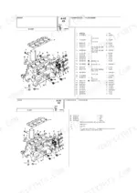 massey-ferguson-60-6860-tractor-parts-catalog-engine-parts-12.webp Landini 6860 exploded view of A4.236 engine cylinder block with parts list and reference numbers.