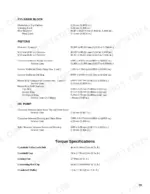 mazda-ut15p-variants-lift-truck-service-manual-76001980-torque-36.webp Utilev UT15P-UT32C Mazda 2.2L cylinder block, piston, oil pump service limits and engine torque specifications table.