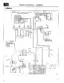 Mitsubishi 6D22 engine electrical wiring diagram showing alternator, starter, heater, and switch connections.