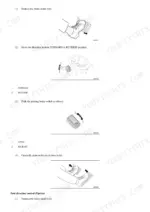 mitsubishi-fb16pnt-fb18pnt-fb20pnt-forklift-truck-operator-manual-99750-7p110-operations-117.webp Mitsubishi FB16PNT, FB18PNT, FB20PNT operations: brake, direction lever, and parking brake switch usage procedures.