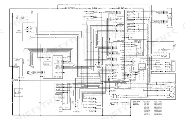mitsubishi-fbc15n-variants-forklift-truck-service-manual-99759-7c110-wiring-173.webp Mitsubishi FBC15N-FBC30LN electrical wiring diagram for contactor hydraulics