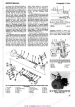 mitsubishi-mt160-variants-tractor-shop-manual-exploded-view-12.webp Mitsubishi MT160-MT300D manual: exploded view of outer drive assembly, axle shaft, and backlash adjustment procedures.