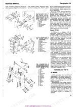 mitsubishi-mt160-variants-tractor-shop-manual-exploded-view-8.webp Mitsubishi MT160-MT300D service manual: exploded views of front axle assemblies, steering spindles, wheel hubs, and toe-in adjustment guide.
