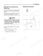 mitsubishi-pw23-pw23l-electric-walkie-service-manual-99759-7e100-hydraulic-80.webp Mitsubishi PW23, PW23L hydraulic troubleshooting guidelines and schematic diagram showing pump, motor, and valves.