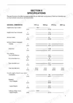 new-holland-g170-g240-series-tractor-operator-manual-603-64-331-00-specs-207.webp New Holland G170, G190, G210, G240 specifications table for general dimensions, axle track settings, and tractor length.