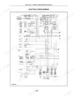 new-holland-tc18-tractor-operator-manual-86837071-wiring-88.webp New Holland TC18 electrical wiring diagram showing instrument panel, fuse box, starter motor, battery, and lighting circuits.