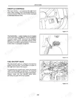 new-holland-tc25-tc29-tc33-compact-tractor-operator-manual-86588004-controls-26.webp New Holland TC25, TC29, TC33 manual showing hand throttle, foot throttle, and fuel shutoff valve operation diagrams.
