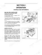 new-holland-tc29da-tc33da-tractor-operator-manual-87308863-controls-23.webp New Holland TC29DA, TC33DA operator manual page for seat, seat belt, and ROPS adjustment procedures and controls.
