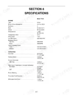 new-holland-tc30-tractor-operator-manual-87301232-specs-88.webp New Holland TC30 engine specifications and fluid capacity table including bore, stroke, valve clearance, and oil volumes.