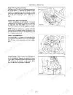 new-holland-tc35a-tc40a-tc45a-compact-tractor-operator-manual-87300513-controls-26.webp New Holland TC35A, TC40A, TC45A operator manual showing flasher, turn signal, hand throttle, and foot throttle controls.