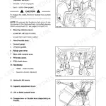New Holland TK4020–TK4060 operator manual page showing diagrams and descriptions of tractor controls, instruments, and levers.