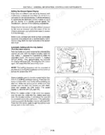 new-holland-tl80a-tl90a-tl100a-tractor-operator-manual-87517742-procedures-48.webp New Holland TL80A, TL90A, TL100A procedure for automatic ground speed display calibration using the CAL button and instrument cluster.