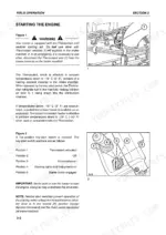 new-holland-tm115-tm165-series-tractor-operator-manual-604-53-261-00-operations-133.webp New Holland TM115–TM165 engine starting procedure, Thermostart cold weather aid diagram, and key-start switch position table.