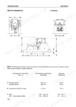 new-holland-tm115-tm165-series-tractor-operator-manual-604-53-261-00-specs-353.webp New Holland TM115–TM165 tractor dimensions diagram and specification table for fender, axle, and wheel track widths.
