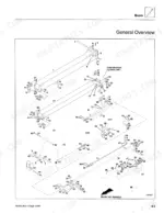 sky-trak-3606-rough-terrain-material-handler-service-training-8990300-exploded-view-63.webp Sky Trak 3606 exploded view diagram of the boom assembly, including wear pads, rollers, and extend/retract cylinder components.