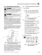 skytrak-4266-variants-telescopic-material-handler-service-manual-8990405-maintenance-41.webp Skytrak 4266, 4270H, 4270L, 4290H, 4290L maintenance schedule, 10-hour and 50-hour interval checklists, and engine cover decal locations.