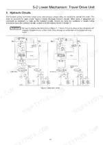 takeuchi-210-x2-240-x2-hydraulic-excavator-shop-manual-hydraulic-184.webp Link-Belt 210 X2, 240 X2 travel drive unit hydraulic circuit diagram showing motor, control valve, and speed control valve.