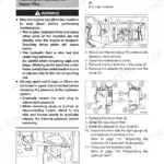 Takeuchi TB014, TB016 maintenance procedure for replacing the hydraulic oil return filter with component diagrams.
