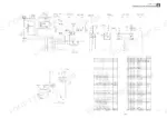 Takeuchi TB1160W hydraulic circuit diagram showing cylinders, control valves, and component parts list table.
