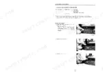 takeuchi-tb15-compact-excavator-workshop-manual-pub-1-procedures-54.webp Takeuchi TB15 lower machinery disassembly procedure, including crawler belt removal, check valve adjustment, and track pin removal steps.