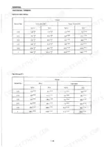 takeuchi-tb15-compact-excavator-workshop-manual-pub-1-torque-14.webp Takeuchi TB15 torque specification tables for hydraulic hose fittings and pipe fittings by thread size in kgf-m and ft-lb.