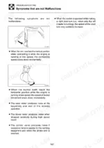 takeuchi-tb175-hydraulic-excavator-operator-manual-al3e008-troubleshooting-145.webp Takeuchi TB175 troubleshooting guide for normal operating symptoms like arm movement, bucket speed, and motor noise.