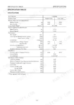 takeuchi-tb180fr-hydraulic-excavator-service-manual-cl5e002-specs-23.webp Takeuchi TB180FR specification table listing machine mass, engine output, performance metrics, and dimensions.