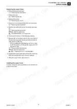 takeuchi-tb2150-hydraulic-excavator-service-manual-cn4e000-error-codes-132.webp Takeuchi TB2150 service manual procedure for removing and installing the upper frame and slew bearing.