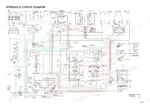 takeuchi-tb2150-hydraulic-excavator-service-manual-cn4e000-hydraulic-51.webp Takeuchi TB2150 hydraulic circuit diagram showing pumps, control valves, cylinders, and motors with pressure specifications.