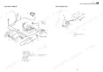 Takeuchi TB250 wiring diagram for air conditioner control unit and travel alarm control unit with component lists.