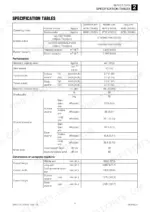 takeuchi-tb280fr-hydraulic-excavator-service-manual-cl9e002-specs-18.webp Takeuchi TB280FR service manual specification tables for operating mass, engine output, performance, and machine dimensions.